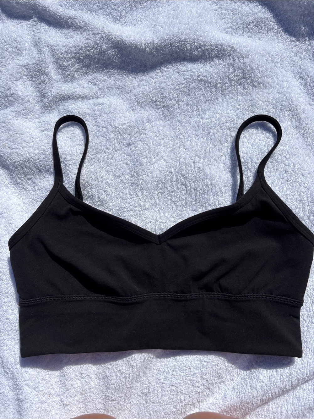 Lululemon Sweetheart Bra Rainforest Black SZ 10 NWOT no pads🖤🖤